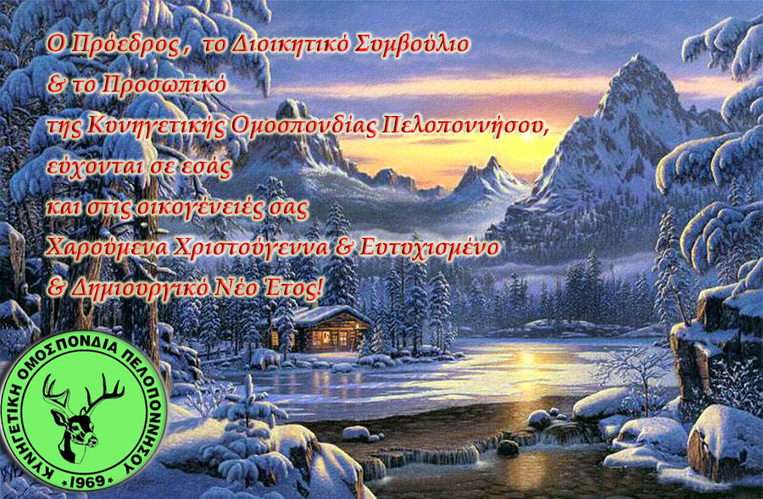 Ευχές για καλές γιορτές από τη Γ΄ ΚΟΠ