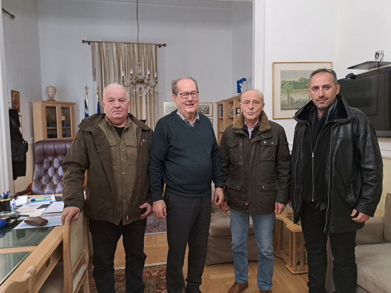 Συνάντηση με τον Περιφερειάρχη Πελοποννήσου κο Νίκα Παναγιώτη
